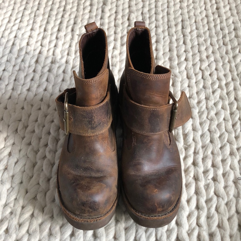 Jeffrey Campbell brown booties